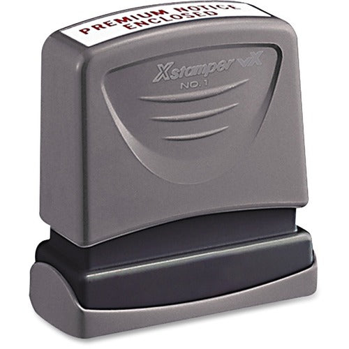 Shachihata Inc  Message Stamp,Pre-Inked,1/2"x1-5/8",1-4 Lines,22 Char
