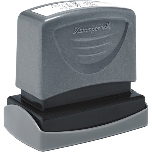 Shachihata Inc  Message Stamp,Pre-Inked,1"x2",1-7 Lines,26 Characters