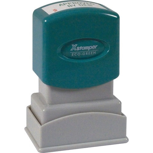 Shachihata Inc  Small Address/Inspect Stamp,1-4 Line,15 Max Char,1/2"x1-1/8"