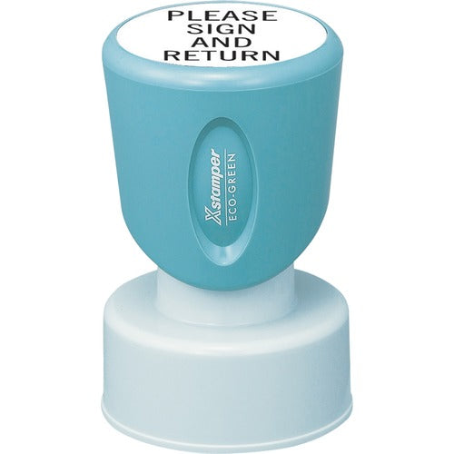 Shachihata Inc  Multipurpose Stamp, Round, 1-4 Line, 12 Max Char, 1" Dia