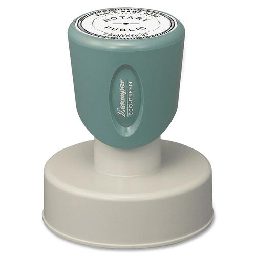 Shachihata Inc  Notary Stamp,Custom,Pre Inked, Impression 1-9/16" Diameter