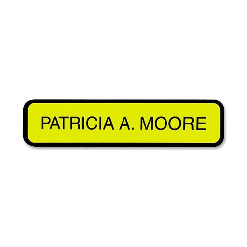 Shachihata Inc  Designer Sign, 2"x10", Black Frame