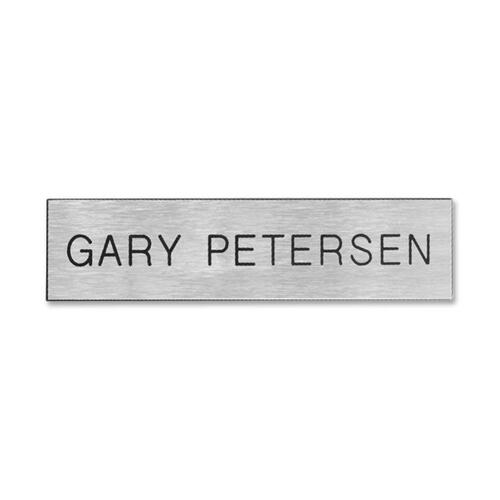 Shachihata Inc  Nameplate Only, Plastic, 2"x8"