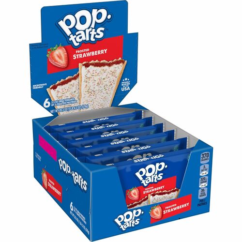 Keebler Co.  Pop Tarts, Iced, 3.67 oz., 12/BX, Strawberry