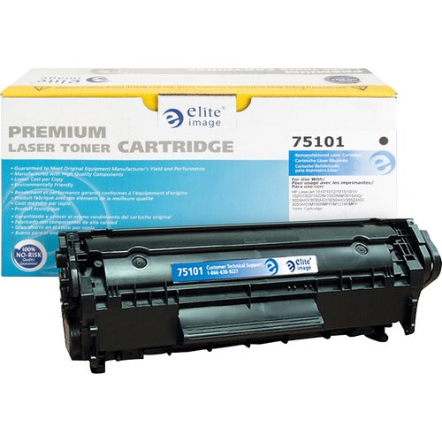 Elite Image  Toner Cartridge, 2000 Page Yield, Black-ELI75101