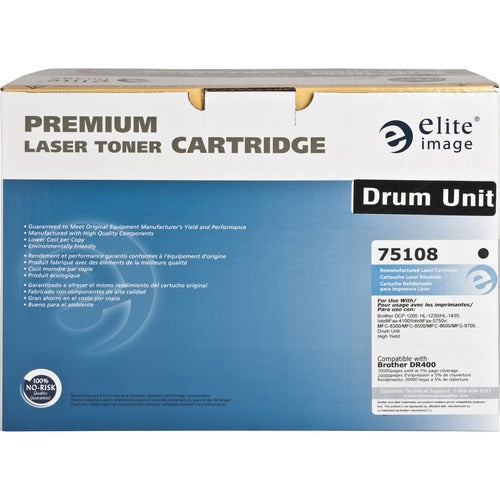 Elite Image  Drum Unit, f/ Brother DR400, 20,000 Page Yield-ELI75108