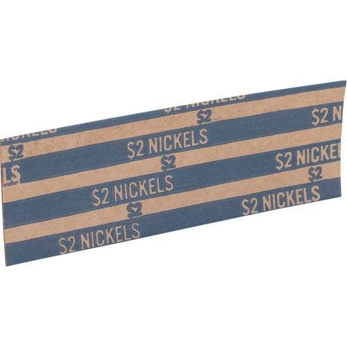 Sparco  Coin Wrapper, 60 lb., Nickels, 2.00, 1000/PK, Blue