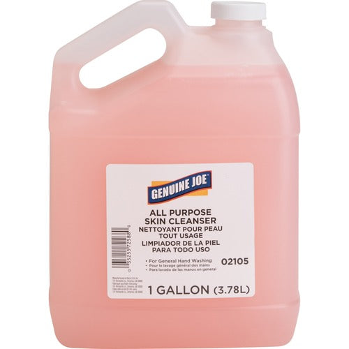 Genuine Joe  Hand Soap Lotion, Dispenser Refill, 1 Gallon, Pink-GJO02105