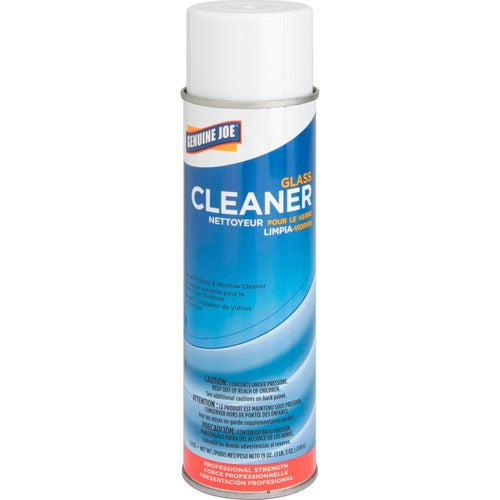 Genuine Joe  Glass Cleaner, Multisurface, Aerosol Can, 19 oz.-GJO02103