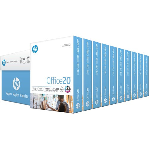 Hewlett-Packard  HP Paper, 20Lb, 92 GE/102 ISO, 8-1/2"x11", 500/RM,10RM/CT,WE-HEW112101