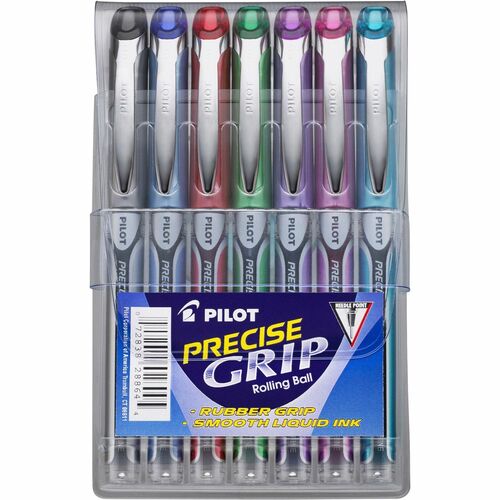 Pilot  Rollerball Pen, Extra-Fine, 7/PK, Assorted