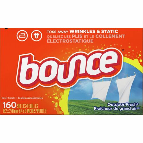 Procter & Gamble Commercial  Bounce Dryer Sheets, 160/BX, Outdoor Fresh