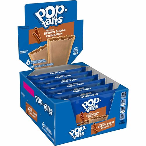 Keebler Co.  Pop Tarts, 3.67 oz., 2/PK, 12/BX, Brown Sugar and Cinnamon
