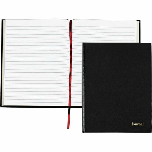 Tops  Professional Journal, Casebnd, 80 Sheets, 8-1/2"x11", Black