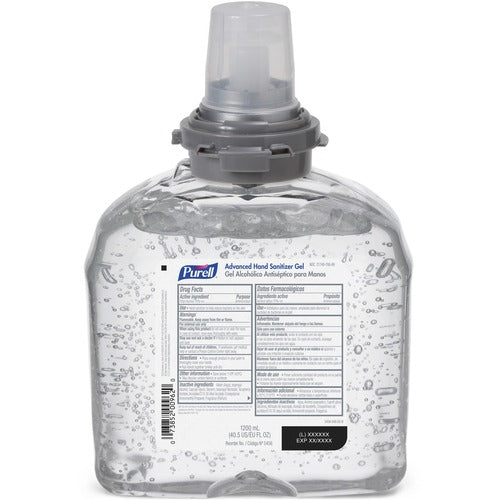 Gojo  Refill, f/ PURELL TFX Dispenser, 1200 ml, Clear Gel-GOJ545604