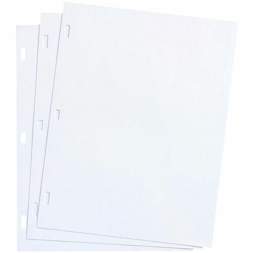 Wilson Jones  Plain Ledger Paper, f/Minute Book,11"x8-1/2", 100/BX, White