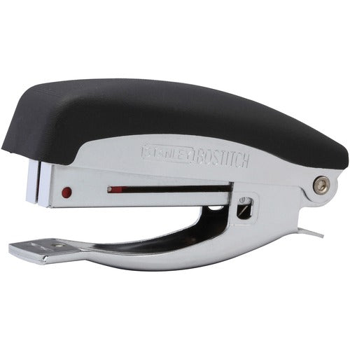 Bostitch (Stanley Bostitch)  Stapler,Metal,Rubber Top,1-1/6"x2-2/7x4-9/11,BK/CE