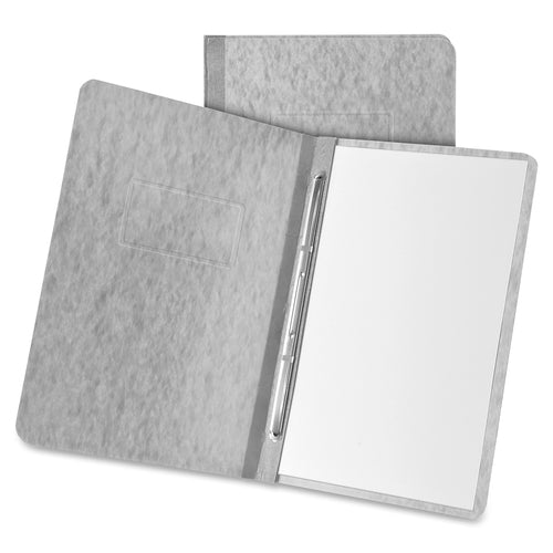 Oxford  Report Cover, Pressboard, Reinforced Side Hinge, Gray