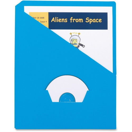 Pendaflex  Project Folder,w/Slash Pocket,3-Hole Punched,Ltr.,25/PK,BE