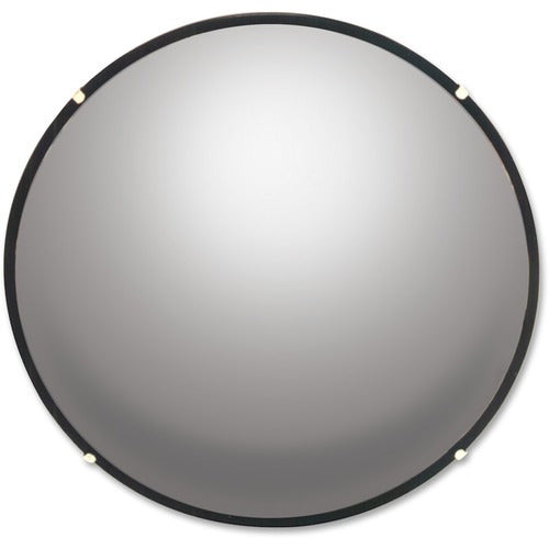 See-All Industries  Round Glass Convex Mirror, 12", Adjustable Brackets