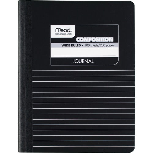 Mead  Composition Book, Special Ruled, 9-3/4"x7-1/2", Black Marble