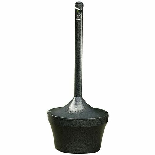 Rubbermaid Commercial Products  Smoker Station, w/Steel Liner, 41 Gallon, 16"x39", Charcoal