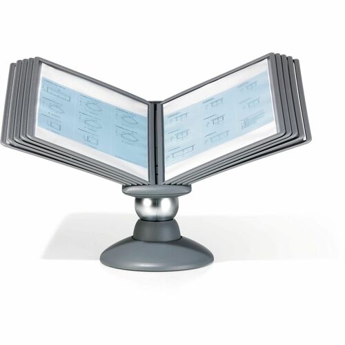 Durable Office Products  Desk Reference System,20 Sht Cap.,Motion,Graphite
