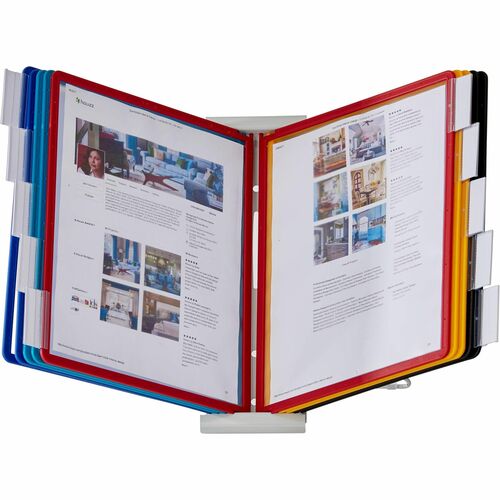 Durable Office Products  Complete InstaView System, 20 Sht Capacity, Assorted