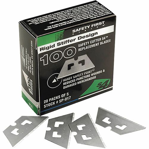 Pacific Handy Cutter  Replacement Blades,F/S4/S3 Safety Cutter,100/BX, SR