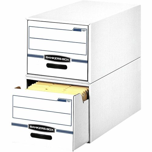 Fellowes  Storage Drawers, Legal, 15-1/2"x23-1/4"x10-3/8",6/CT,WE/BE-FEL00722