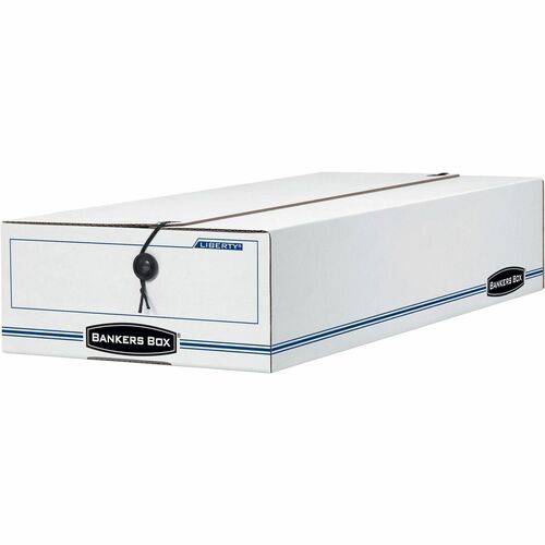 Fellowes  Storage File, Check Size, 9"x23"x4",12/CT, WE/BE-FEL00002