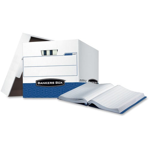 Fellowes  Printout Storage Boxes, 12-3/4"x16"x12-1/2", 12/CT, WE/BE-FEL00648