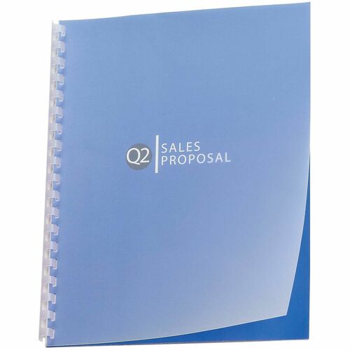 GBC  Binding Cover,Plain,Square Corners,8-1/2"x11",25/PK,Frost-GBC2514499