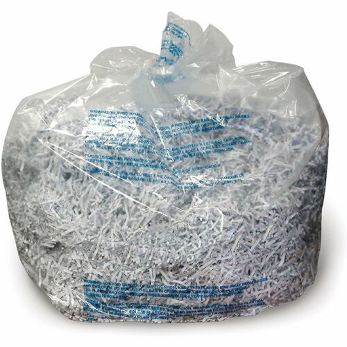 GBC  Poly Shredder Bags,Medium Up To 19 Gallon,25/BX,Clear-GBC1765010
