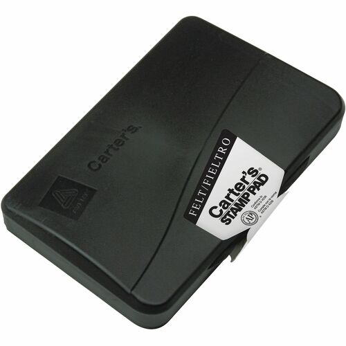 Avery  Felt Stamp Pad,Size 2, 3-1/4"x6-1/4", Black Ink