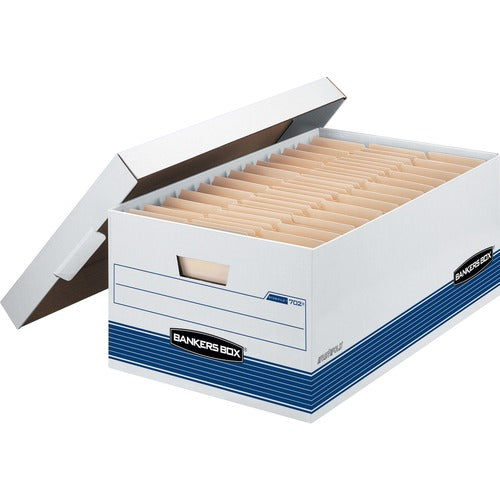 Fellowes  Storage Boxes,w/Lid,700 lb,Legal,15"x24"x10",12/CT,WE/BE-FEL00702