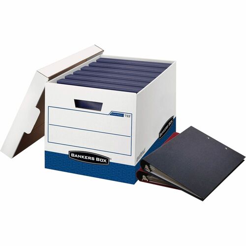 Fellowes  Binder Storage,Ltr/Lgl,12-1/4"x18-1/2"x12",12/CT,WE/BE-FEL0073301