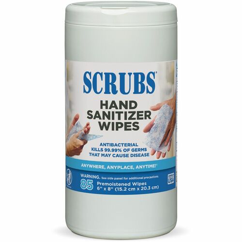 ITW Pro Brands  Hand Sanitizer Wipes, Antimicrobial, 85Wipes, WEBE