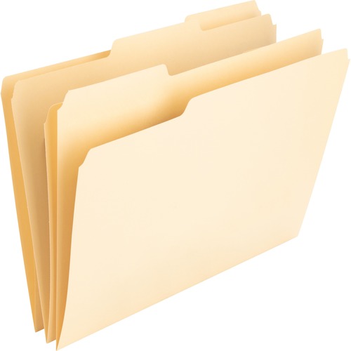 Nature Saver  File Folders,1-Ply,11Pt.,1/3 Cut Asst. Tab,Letter,100/BX,MA
