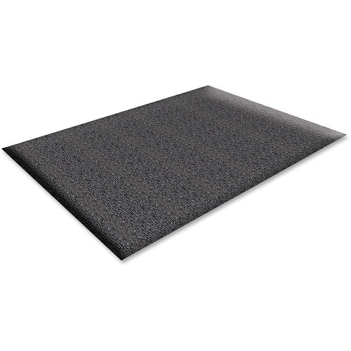 Genuine Joe  Floor Mat, Anti-Fatigue, Thick Vinyl, 3'x5', Black-GJO70372