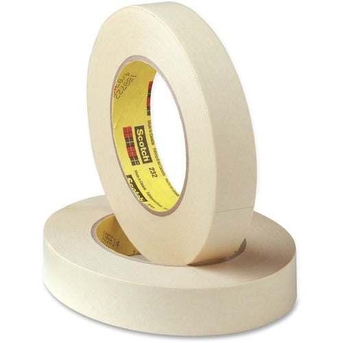 3M  Paper Masking Tape, 1"x60 Yds, 3" Core,24mm, 6.5mil