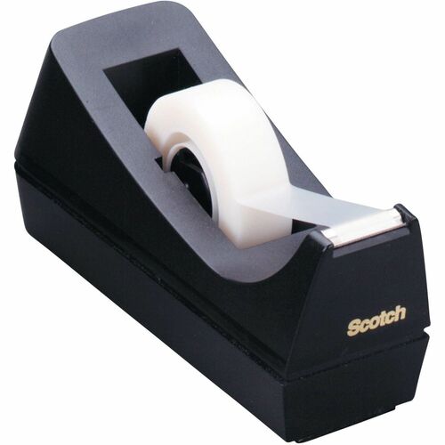 3M  C38 Tape Dispenser, 1" Core Size, 3/4" x 36 Yards, BK