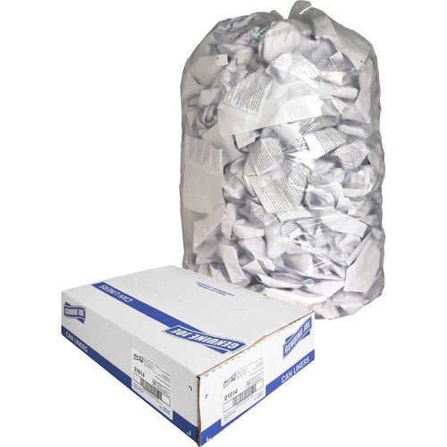 Genuine Joe  Can Liners, 55-60 Gallon, 0.8 mil, 38"x58", 100/CT, CL-GJO01014