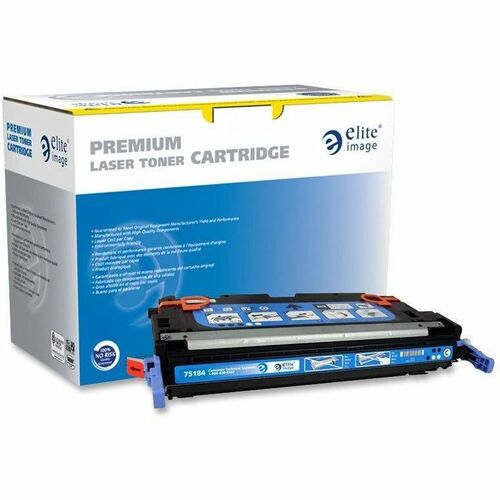 Elite Image  Laser Cartridge, 6000 Page Yield, Cyan-ELI75184