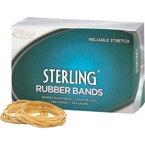 Alliance Rubber Company  Rubber bands, Size 19, 3-1/2"x1/16", 1700/BX, Natural