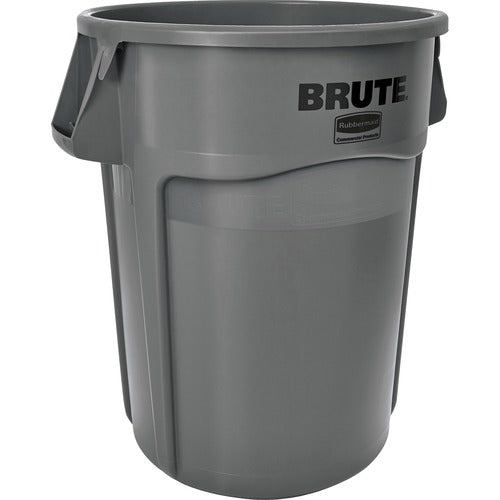 Rubbermaid Commercial Products  Waste Container, Brute, w/Handles, 44 Gallon, Gray