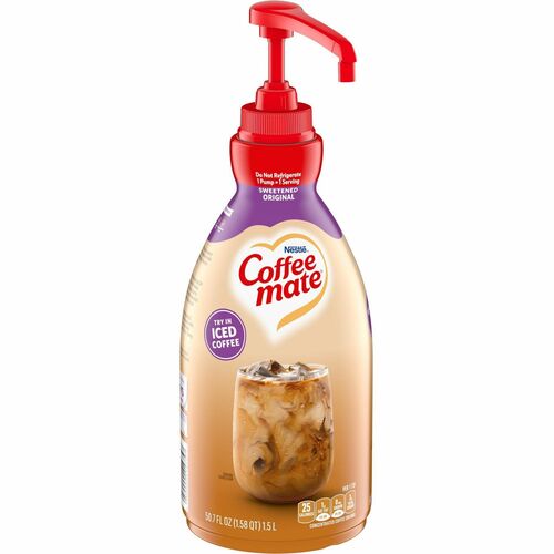 Nestle USA  Creamer, Liquid, Pump Bottle, 1.5L, Original