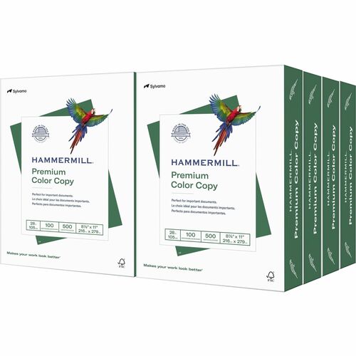 Hammermill  Copy Paper,Color,28 lb,100 GE,8-1/2"x11",500/RM,8/CT,WE-HAM102467CT