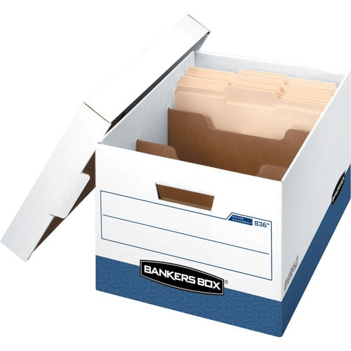 Fellowes  Stor/File Dvdr Box,Letter,850 lb Cap.,12"x15"x10",12/CT,WE-FEL0083601