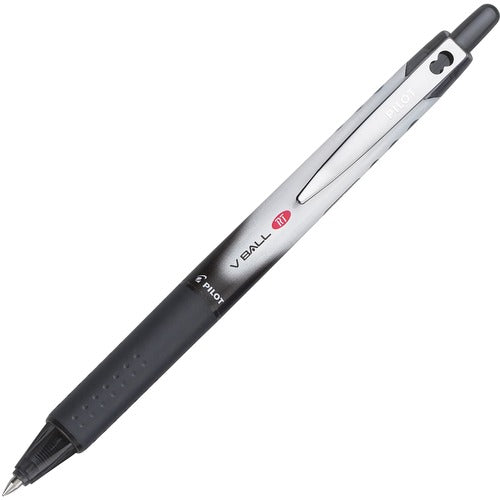 Pilot  Rollerball Pen,Retractable,Extra-Fine,Black Barrel/Ink